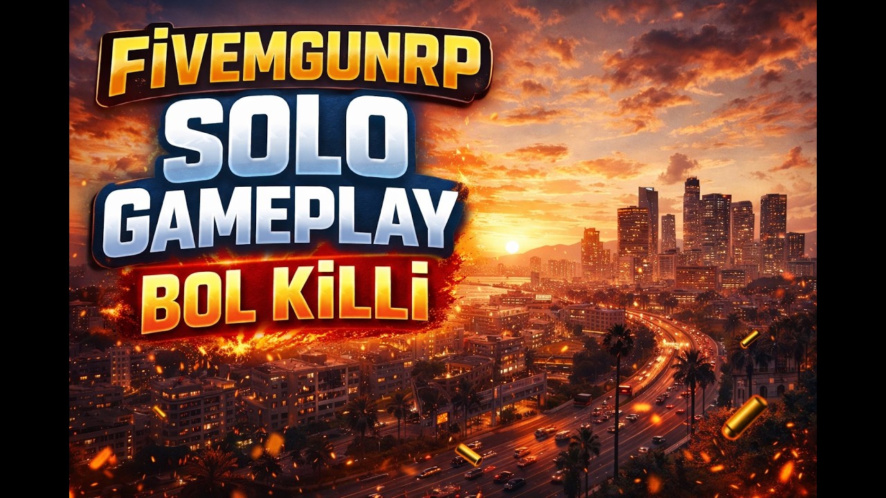 FİVEM GUNRP SOLO GAMEPLAY BOL KİLLİ #fivem  #gunpvp