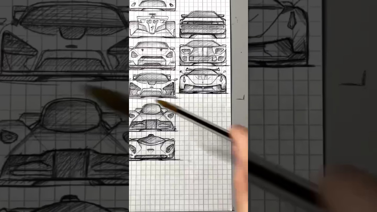 Koenigsegg Jesko#car#drawing video