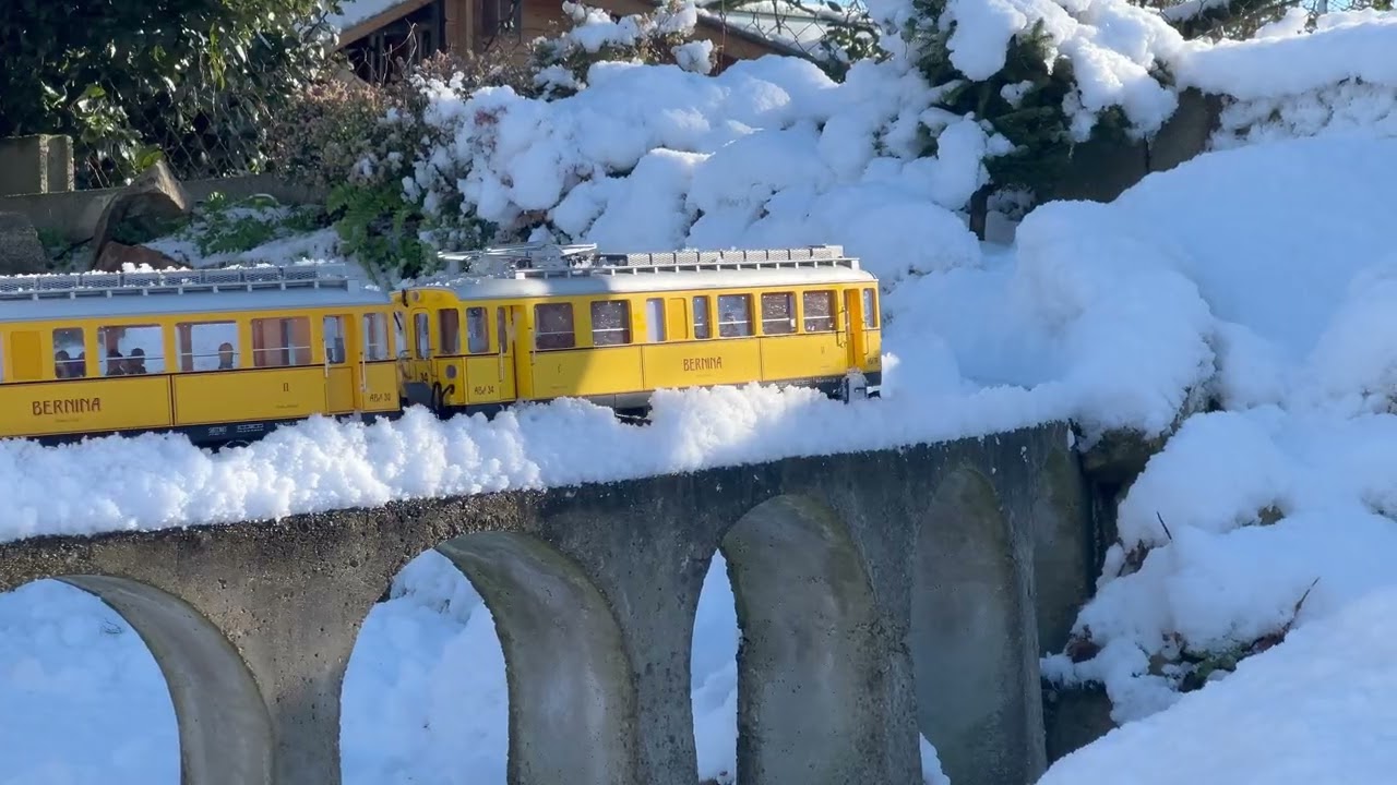Schneechaos au jardin