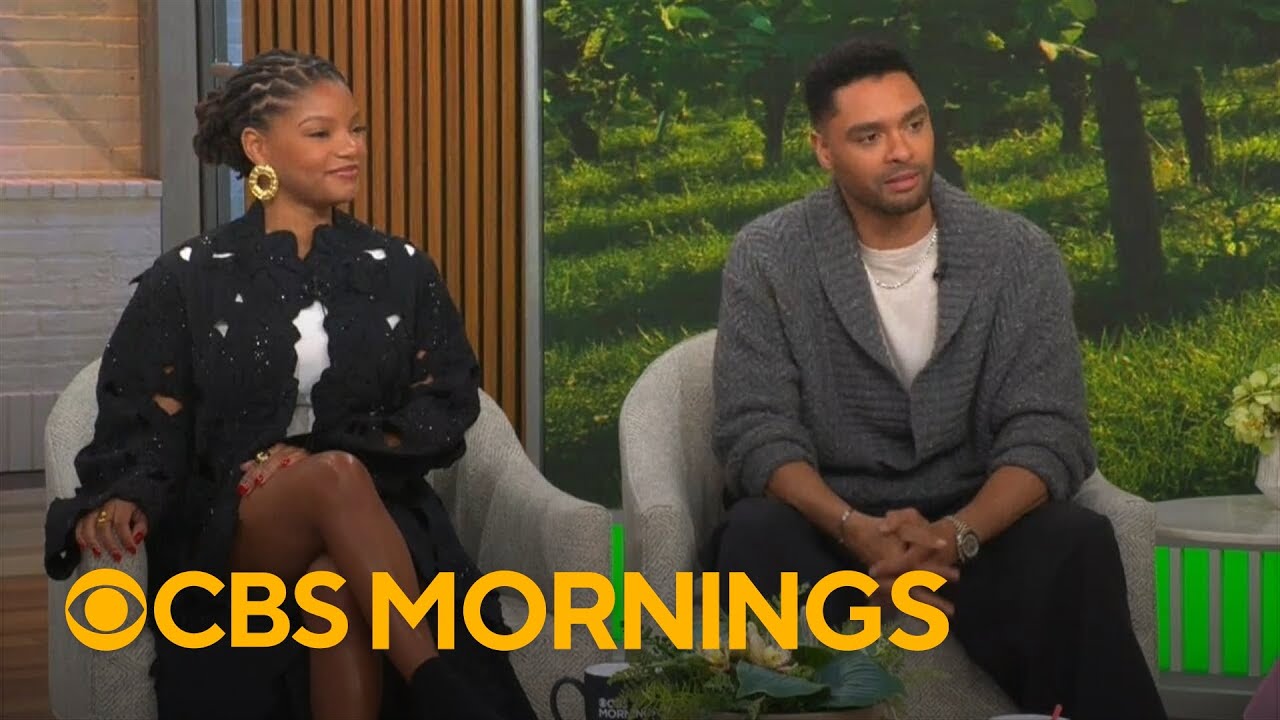 Halle Bailey and Reg&eacute;-Jean Page talk new film 
