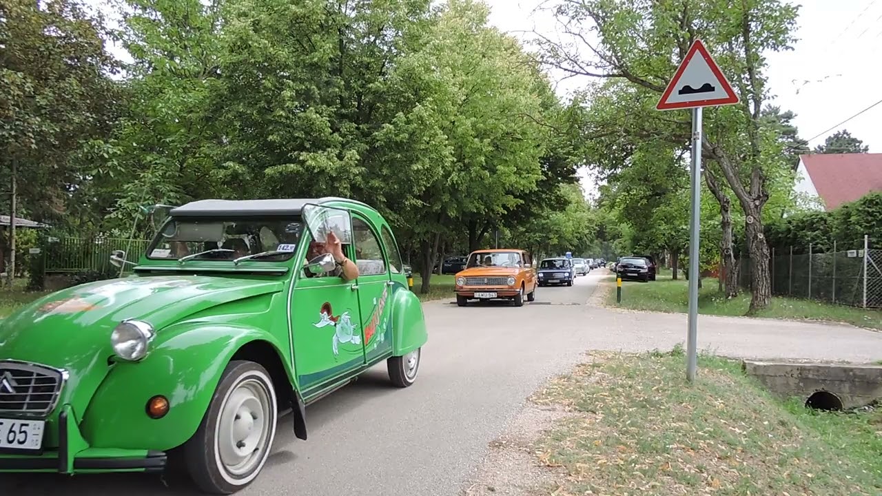 Szántódi Veterán Jármű Találkozó 2025 vonulás