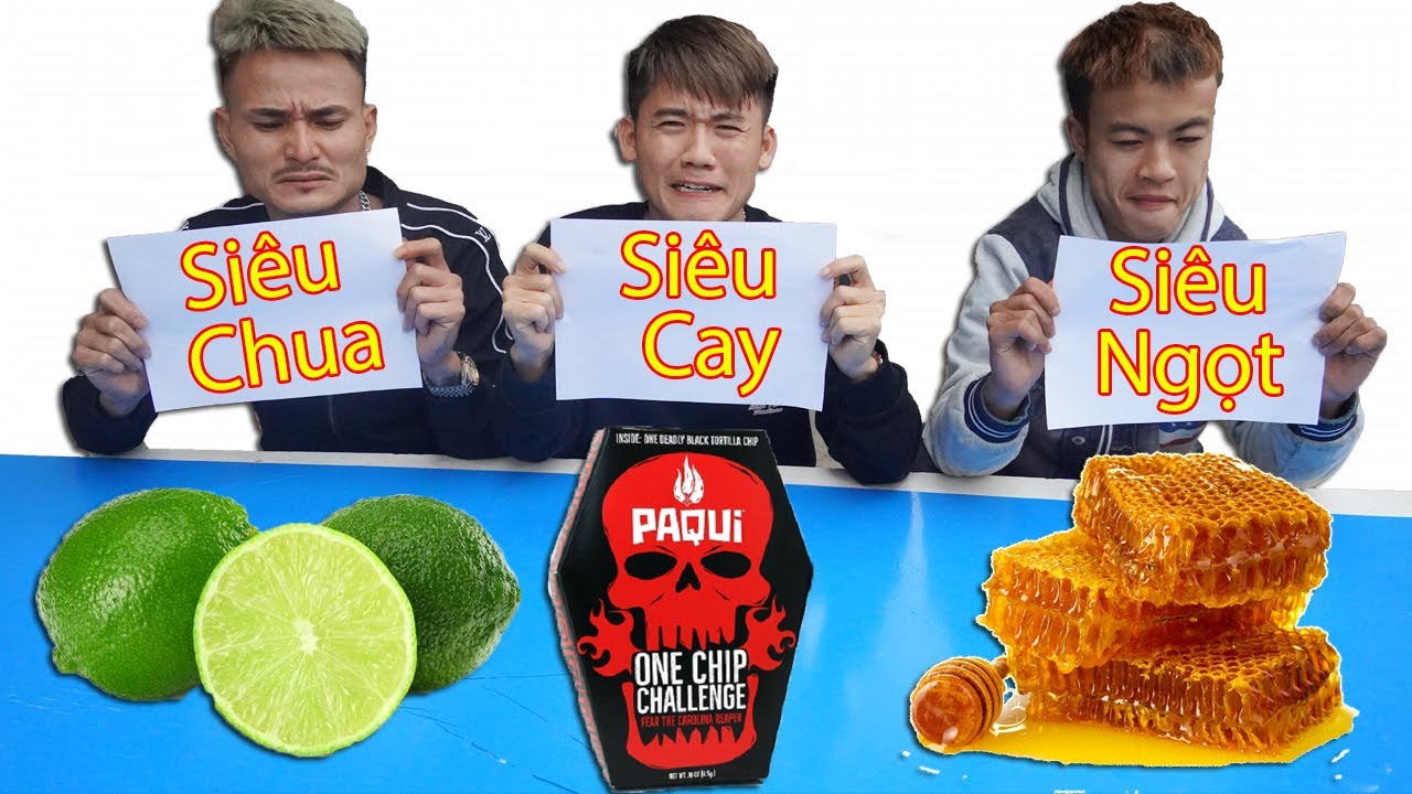 Hưng Troll | Thử Thách Đồ Ăn Theo Siêu Chua Siêu Cay Siêu Ngọt Siêu Mặn Siêu Đắng Thắng Nhận 500$