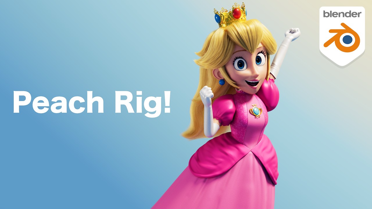 Mario Movie Blender Rigs Update! (Peach Release)