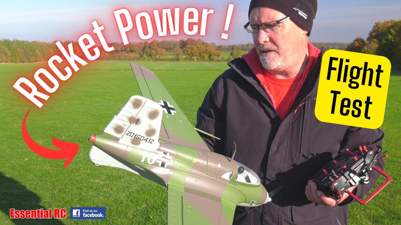 ROCKET POWER ! Durafly (PNF) Me-163B V2 