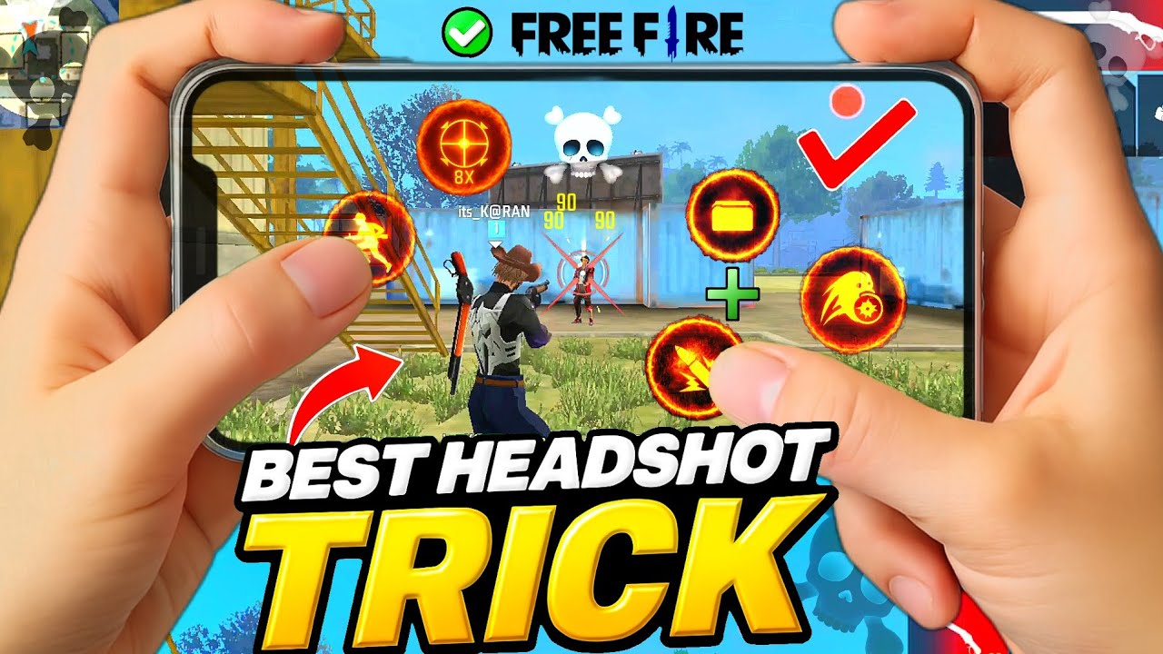 WORLD'S BEST CUSTOM HUD SETTINGS 🔥 HandCam | Free Fire Best Headshot Setting 2026 