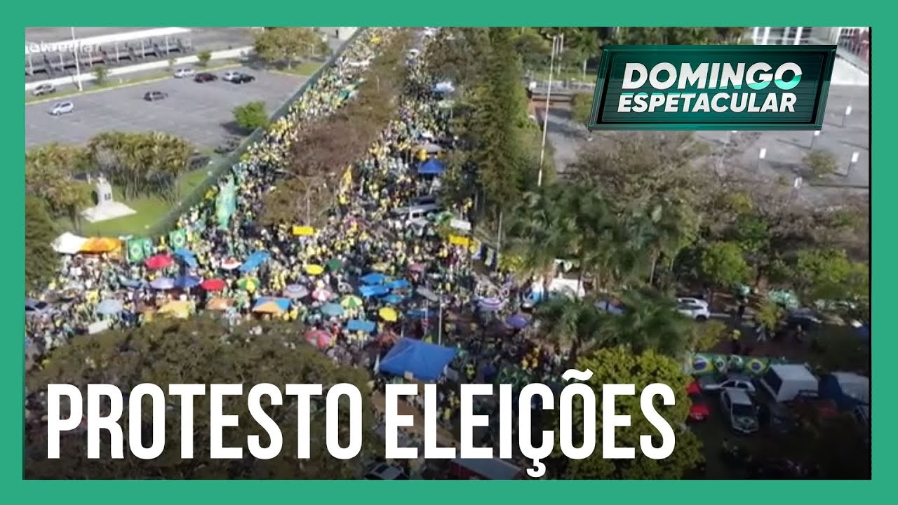 Manifestantes voltam a protestar contra resultado das eleições neste domingo (6)