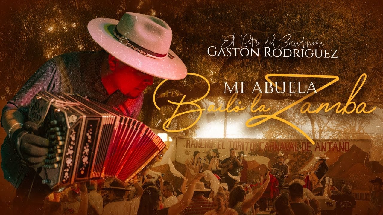 Gastón Rodríguez el Potro del Bandoneón - Mi Abuela Bailó la Zamba (Video Oficial)