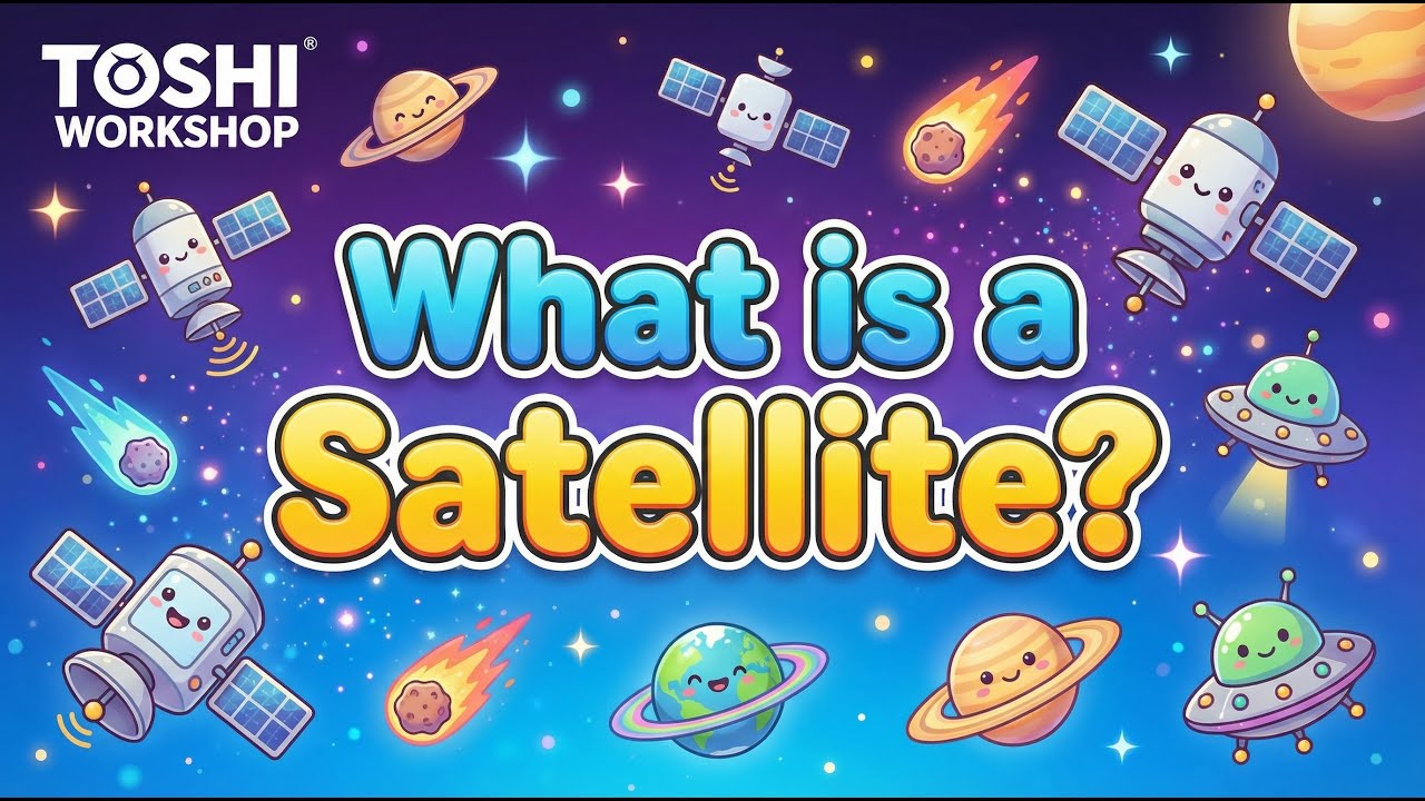 In 60s to understand what is a Satellite?  #tech #gps #satellite #teaching