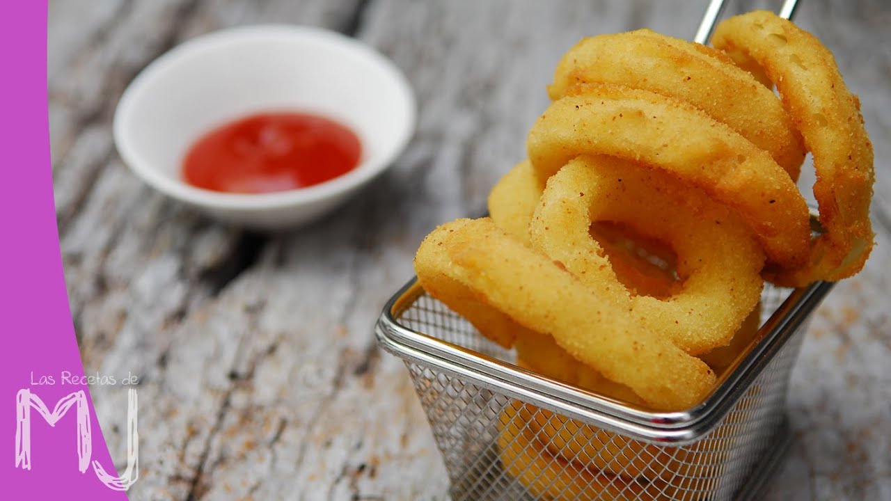 Aros de cebolla crujientes: 100% caseros y nada aceitosos