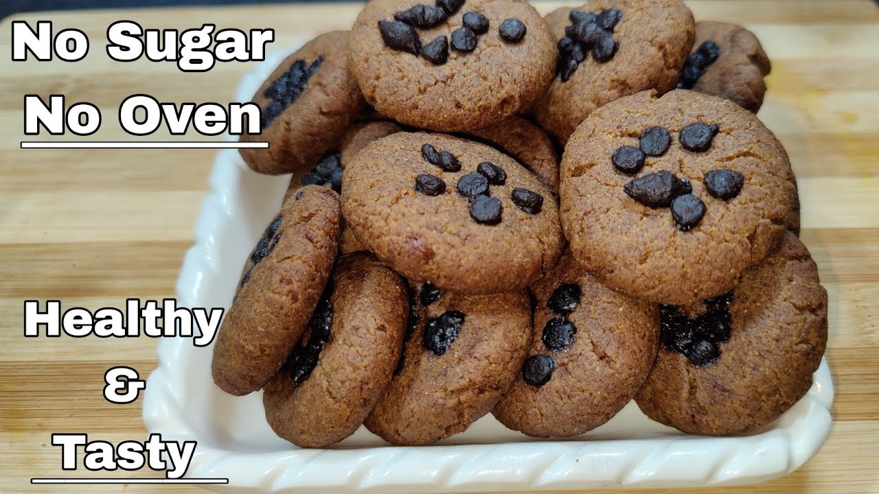 Biscuit Recipe | No Sugar, No Maida, No Oven Healthy Cookies Recipe | Ragi Biscuits | Healthy Snacks
