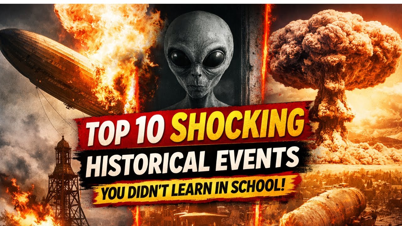 “Top 10 Shocking Historical Events You Didn’t Learn in School”
