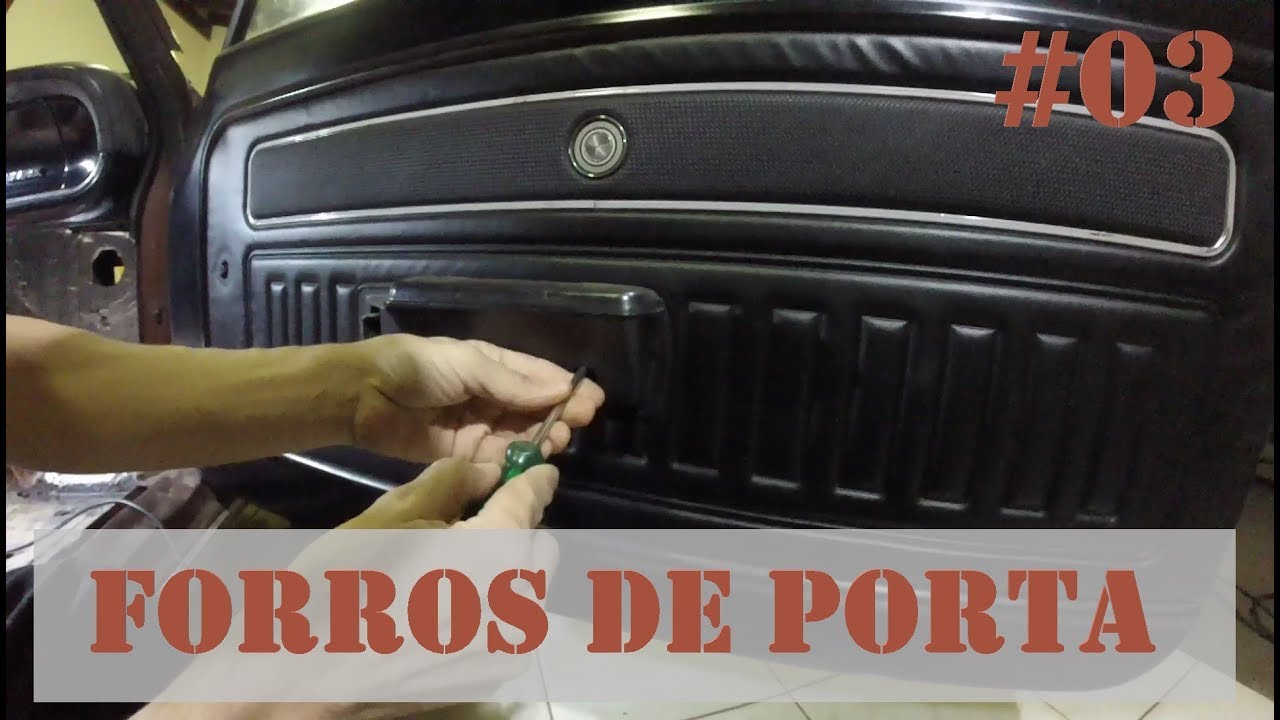 Biu Old Parts - Maverick SL V8 73 - Como remover os forros de porta