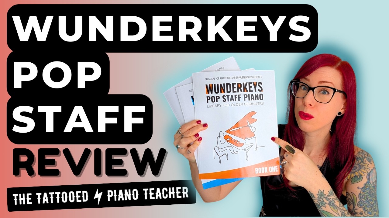WunderKeys Pop Staff: Учебное пособие по игре на фортепиано в поп-стиле для начинающих старшего в...
