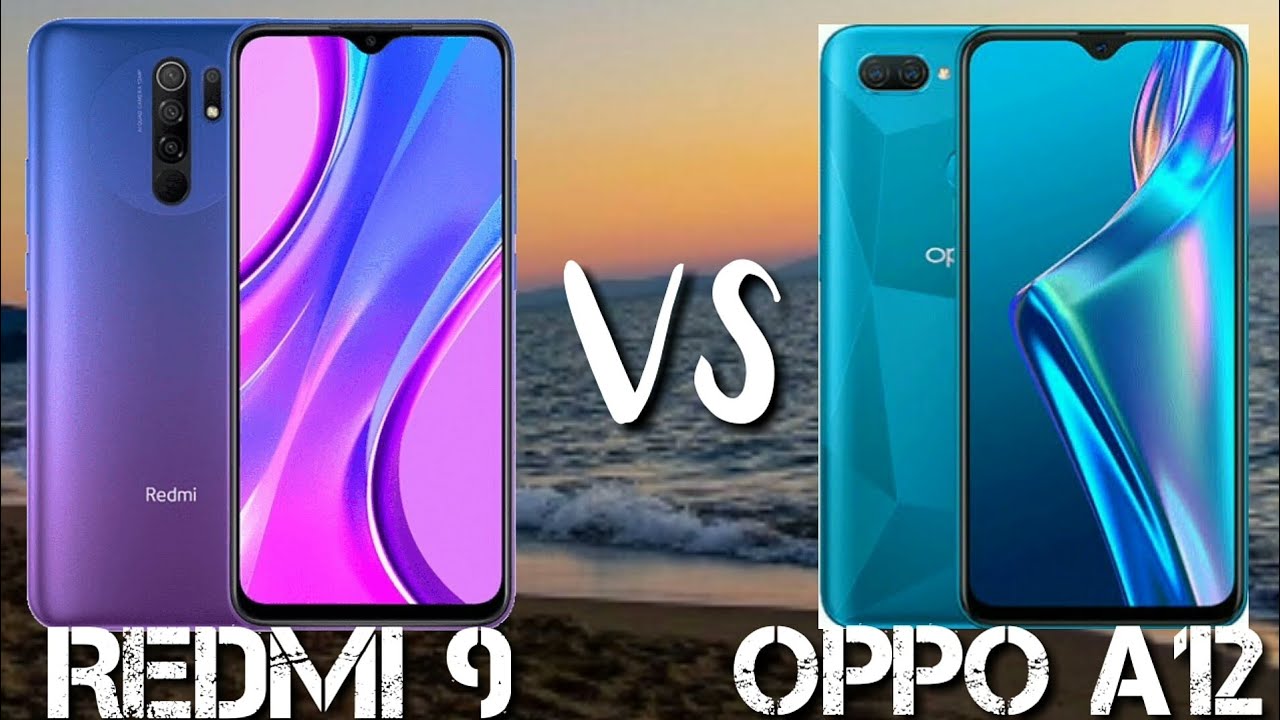 مقارنة بين redmi 9 vs oppo a12 🔥🔥|treams
