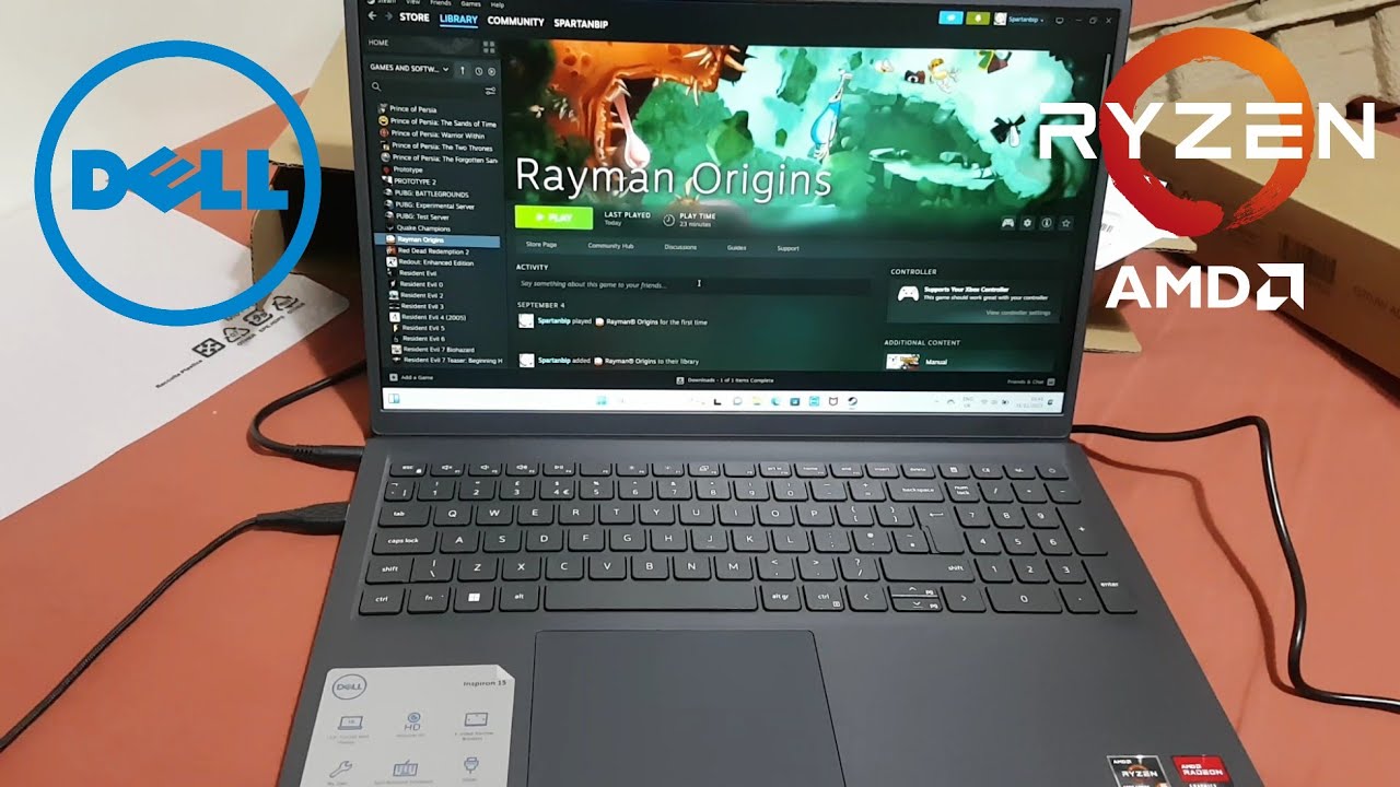 Dell Inspiron 15 3525 Cheap Gaming Laptop Unboxing || AMD Ryzen 5 5500U || AMD Radeon Graphics