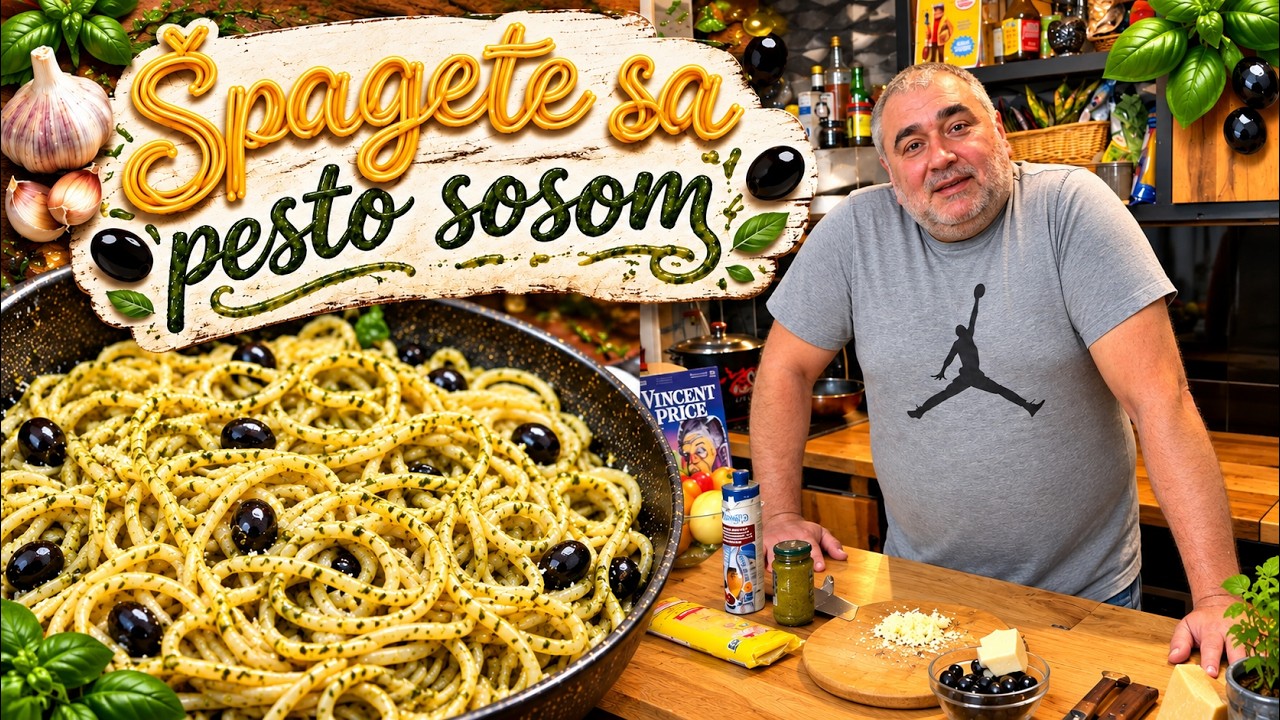 Brze &scaron;pagete sa aromatičnim pesto sosom #kuvajtesamikijem
