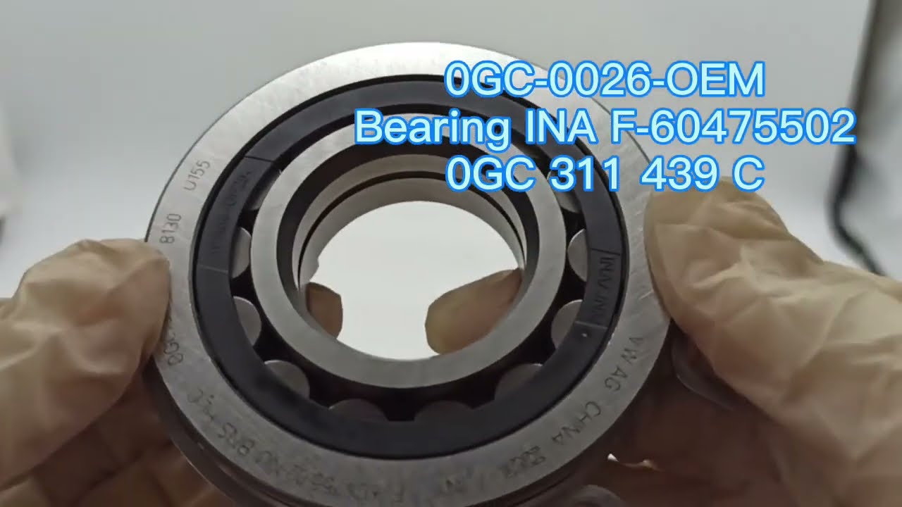 VW INA F-604755.02.NU-BNS-HLC 0GC 311 439 C Cylindrical Roller Bearing 35x80x18mm 0GC-0026-OEM