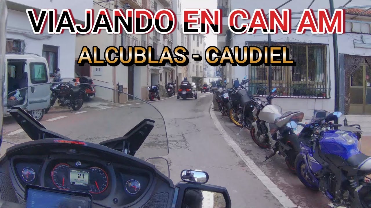 VIAJANDO EN CAN AM SPYDER RT # ALCUBLAS -  CAUDIEL, paraiso motero.