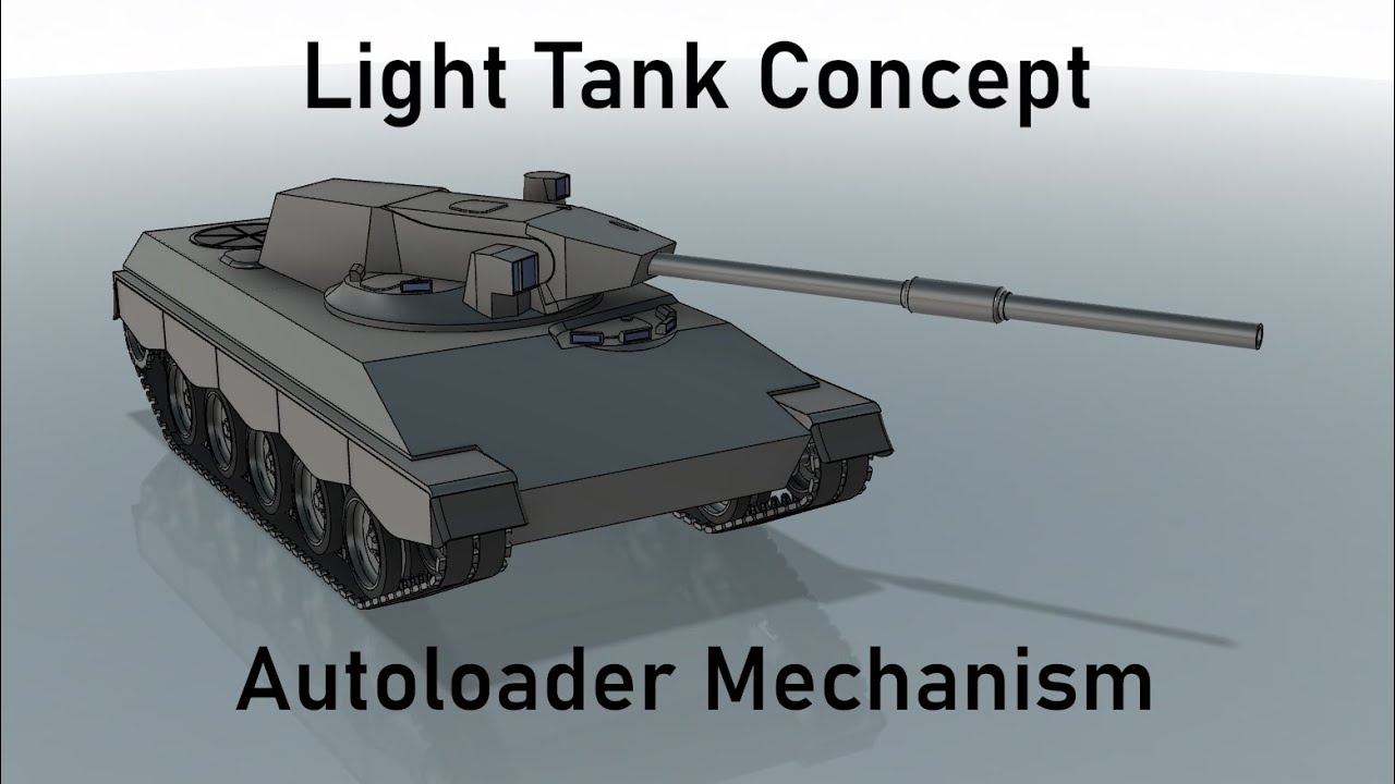105mm Gun Autoloader Mechanism