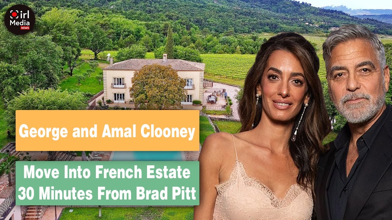 George Clooney Bought A French Estate Near Best Friend Brad Pitt