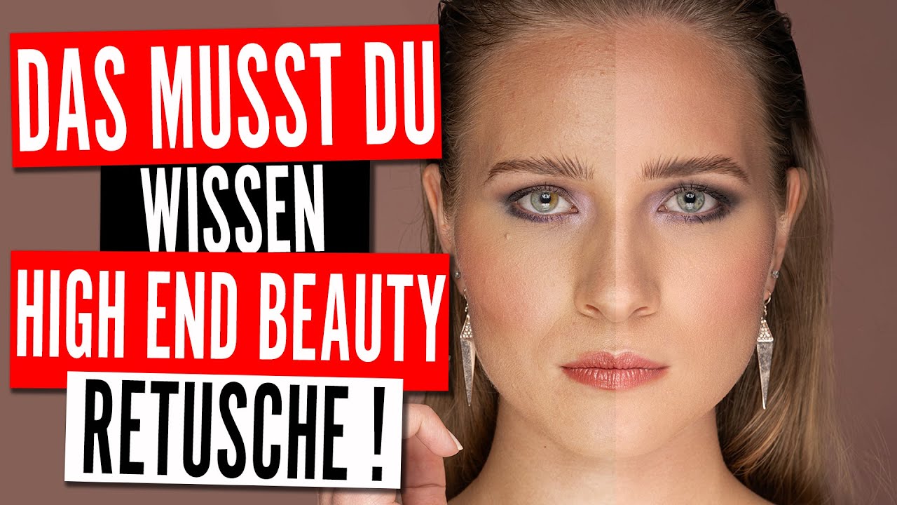 Portrait Retusche Tutorial / Raw Entwicklung für HIGH END BEAUTY Retusche ! #1