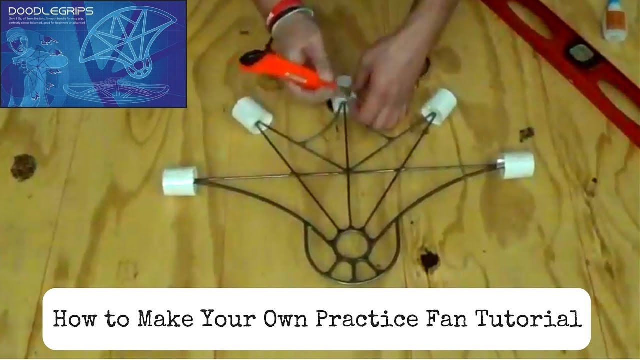 How to Make Practice Fans, A Beginner Fan Tutorial