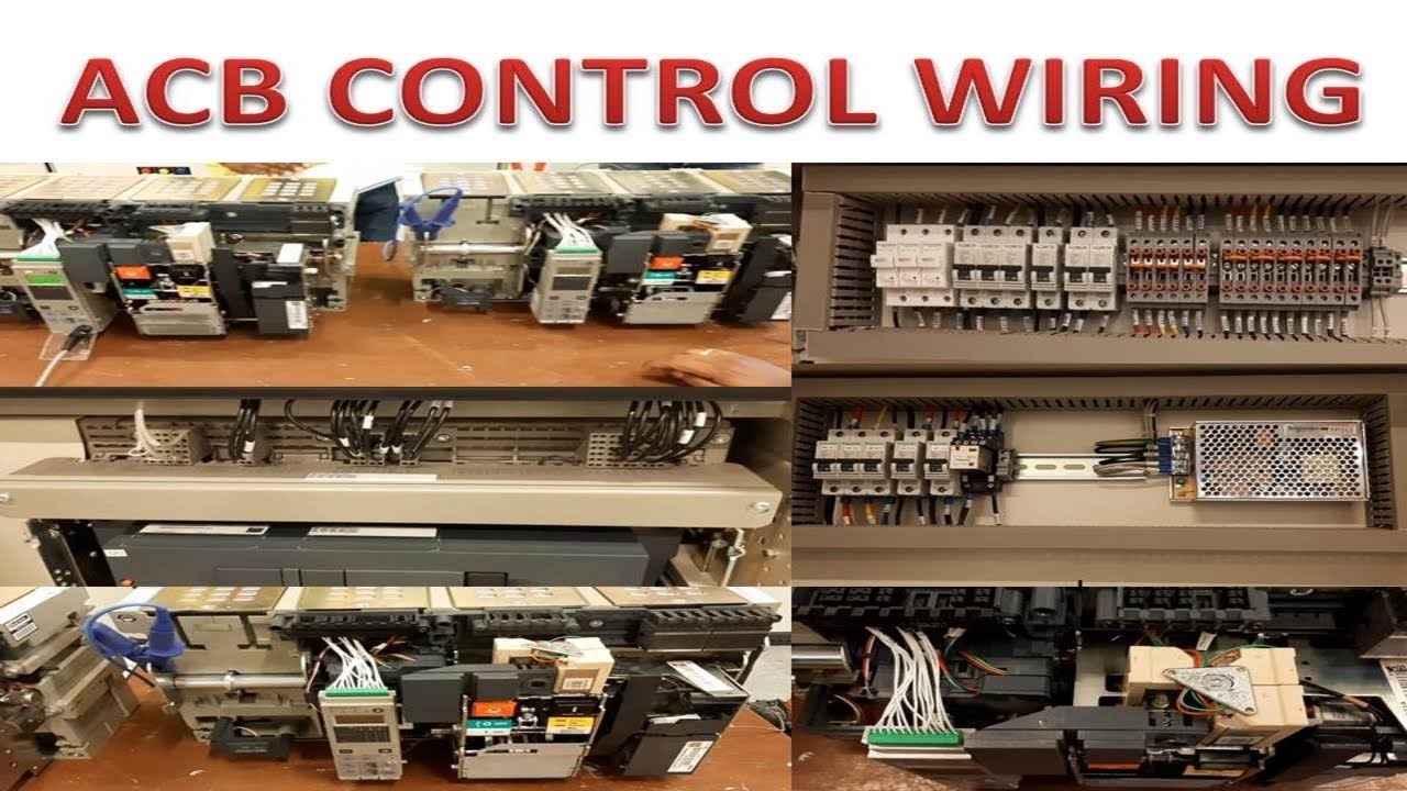 Air Circuit Breaker Control Wiring | ACB Wiring | ACB Control Panel Wiring | ACB Closing Coil Wiring