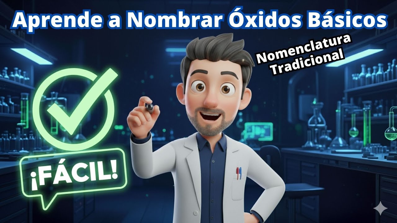 ¡Fácil! Aprende a Nombrar Óxidos Básicos con la Nomenclatura Tradicional 🧠