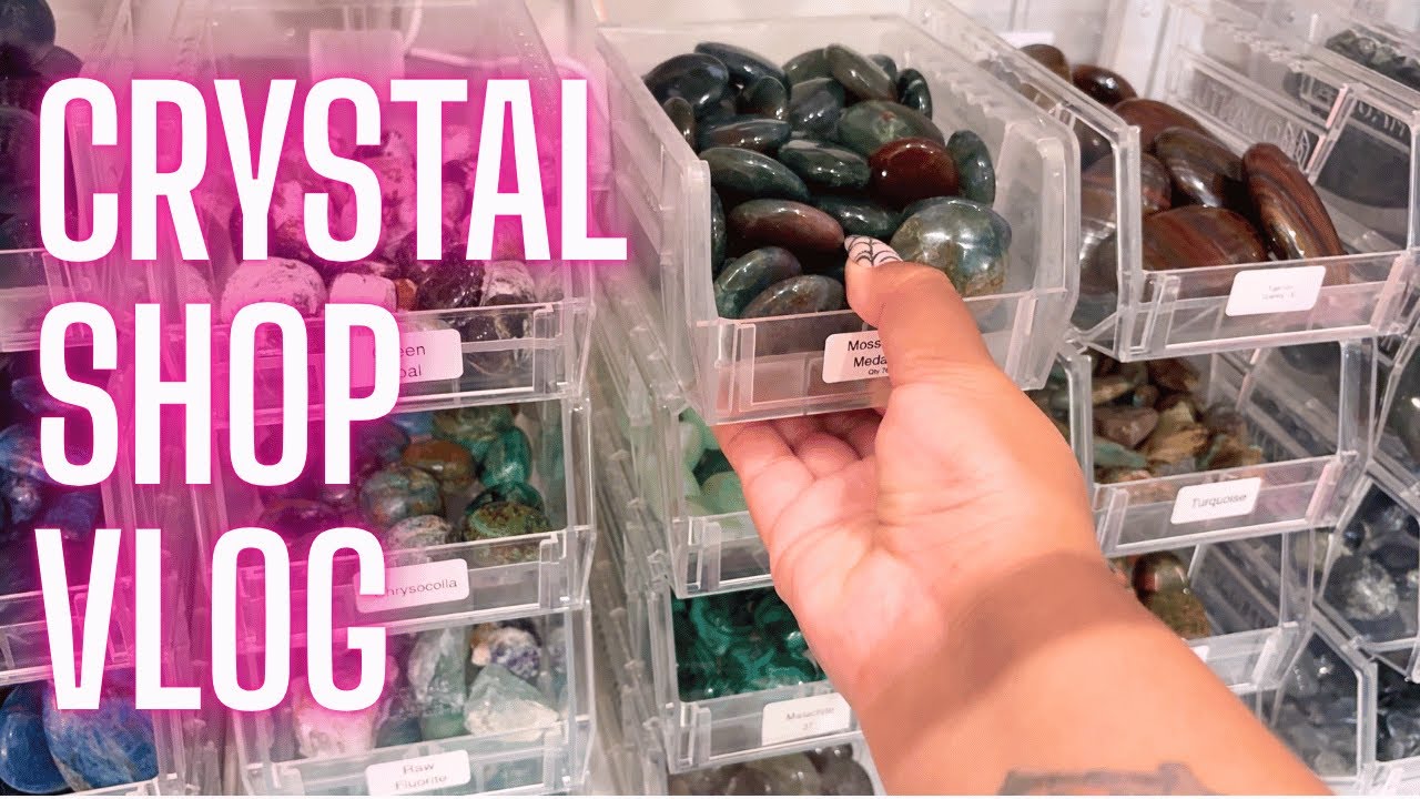 Видеоблог Crystal Shop 094 | Расставляем по полкам и распаковываем кристальную палитру с выставки...