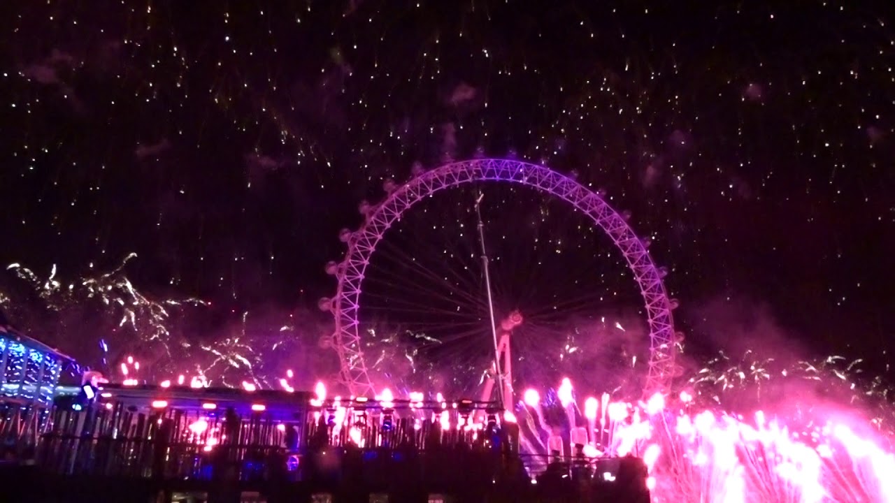 New year  London  2017/18 vuurwerk London