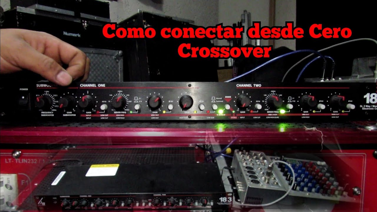 Como conectar un crossover a 2 y 4 vías [Backstage BS183]