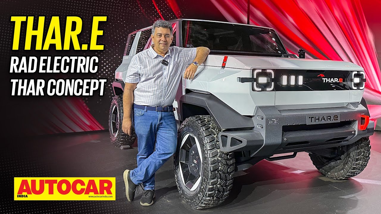 Mahindra Thar.e Concept - The all-electric Thar! | First Look | Autocar India