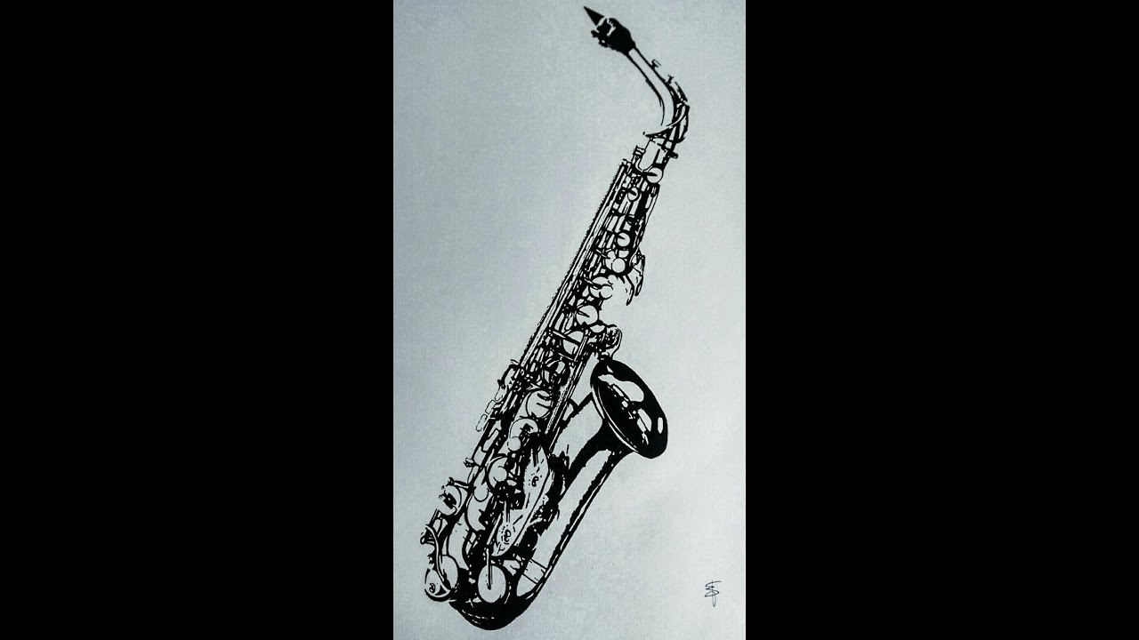 Speed Drawing: Alto Saxophone - EM Designer