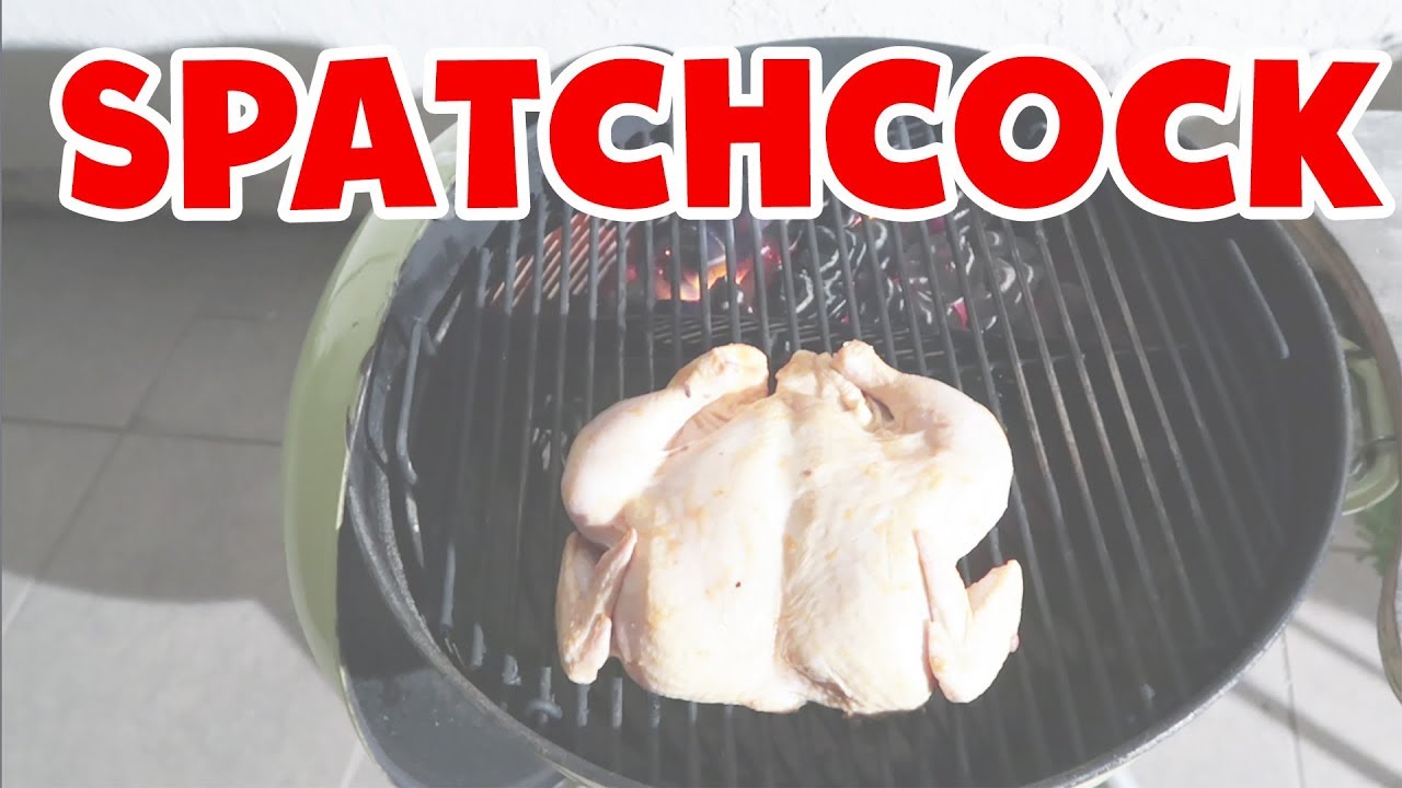 Spatchcocking and grilling a whole chicken on the Weber charcoal grill