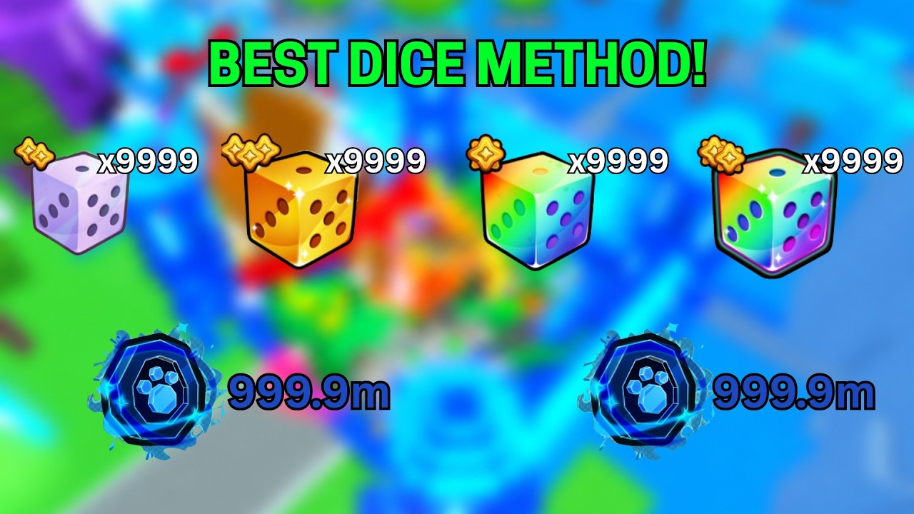 NEW BEST METHOD to Get INSANE Amounts of Dice in RNG Event 😱 Full Guide (Pet Simulator 99)
