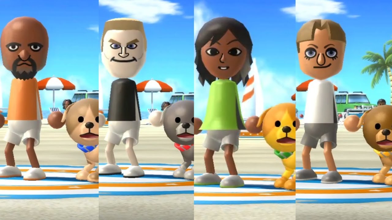Wii Sports Resort - Frisbee Dog Tournament!