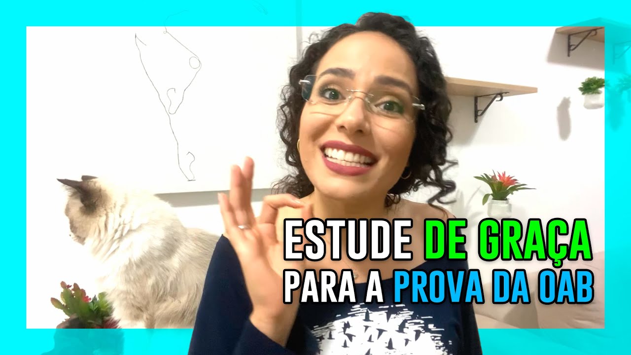 👍 Como Estudar DE GRA&Ccedil;A para a 1&ordf; Fase da OAB [estude sem cursinho]