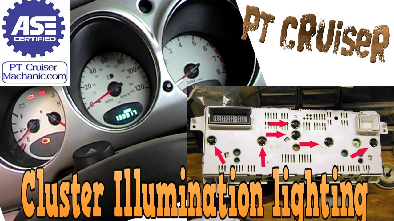 PT Cruiser Cluster lighting question.