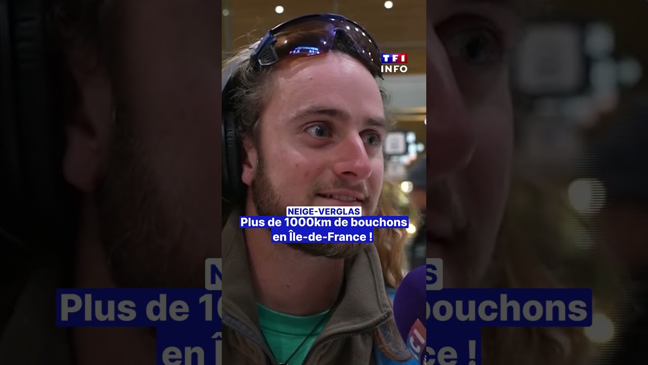 😯 La neige provoque la pagaille sur les routes d'Île-de-France avec plus de 1 000 km de bouchons