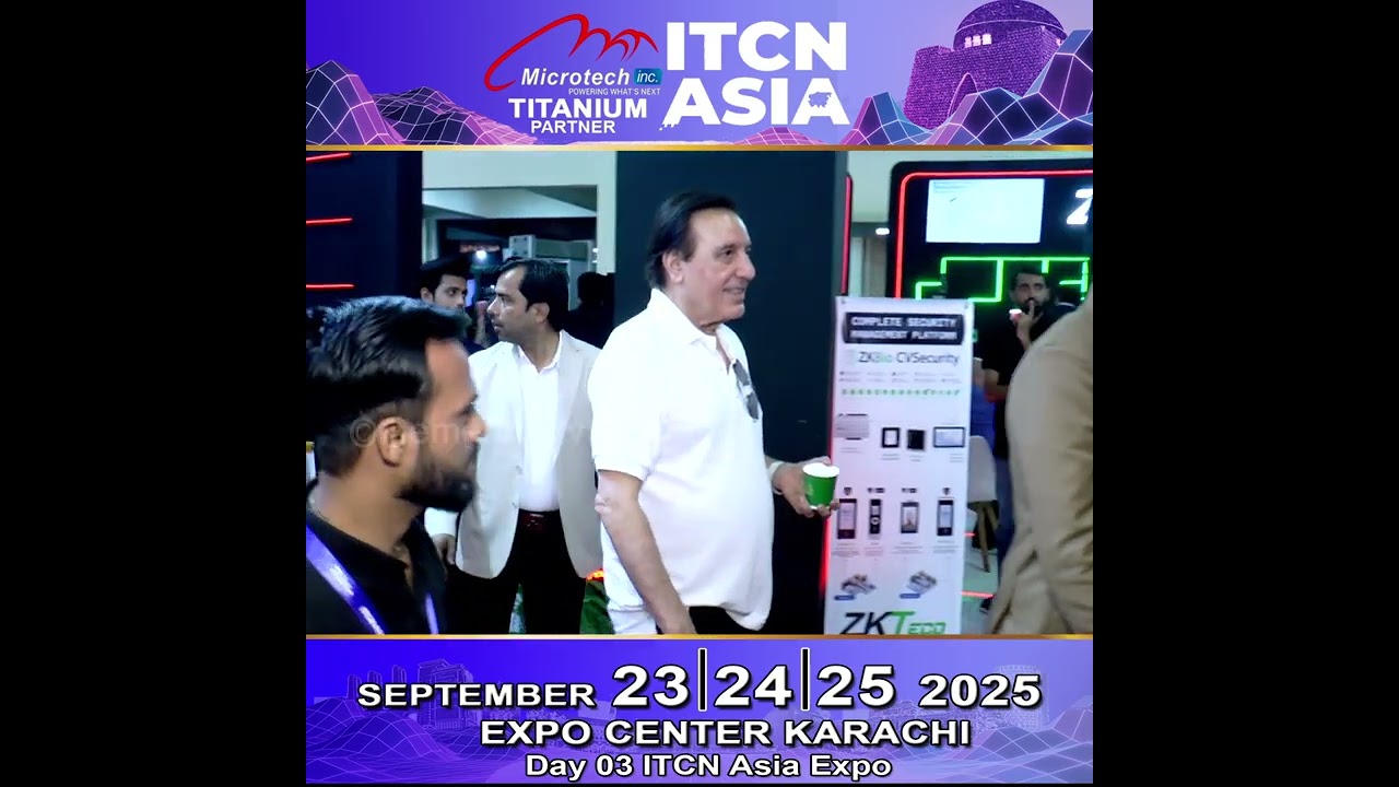 Aman Arabi Express His Reviews At ITCN Asia 2025 Day 03, 25 September 2025 | Microtech INC