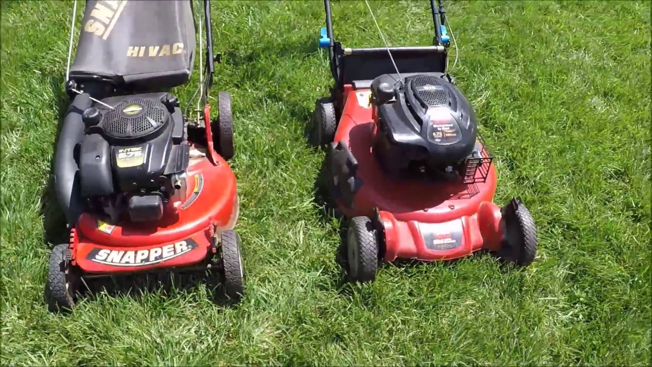 The Snapper & Toro Super Recycler Lawn Mower Bake-Off Competition -- Which Cuts Better--June 15,2017