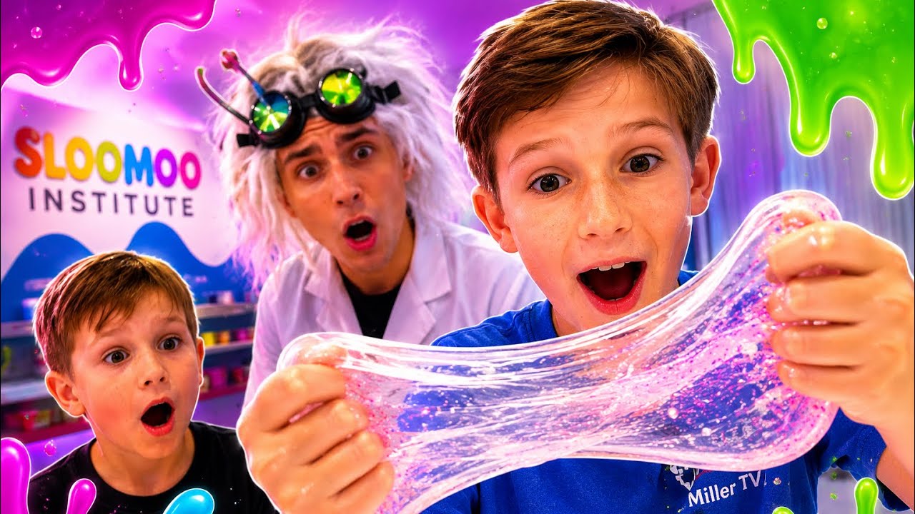 Sloomoo Institute Los Angeles 😱 Slime Shower Time!