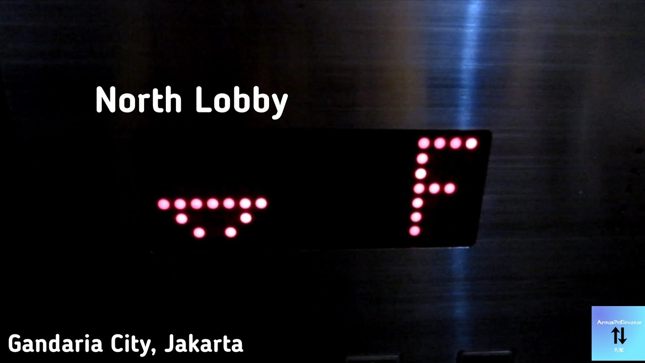 Malaysian Toshiba elevator at Gandaria City, South Jakarta (North Bank)