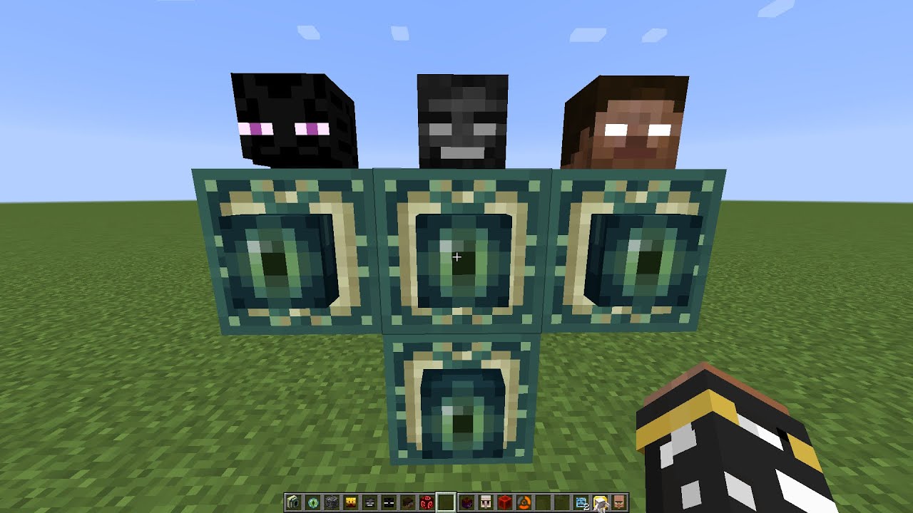 what if you create a Mix Ender WitherZilla Herobrine in MINECRAFT