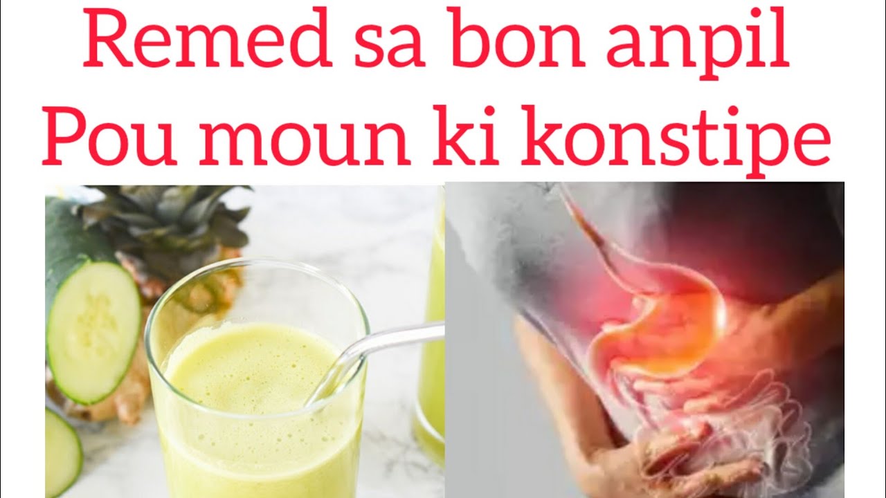 Remed naturel pou konstipasyon