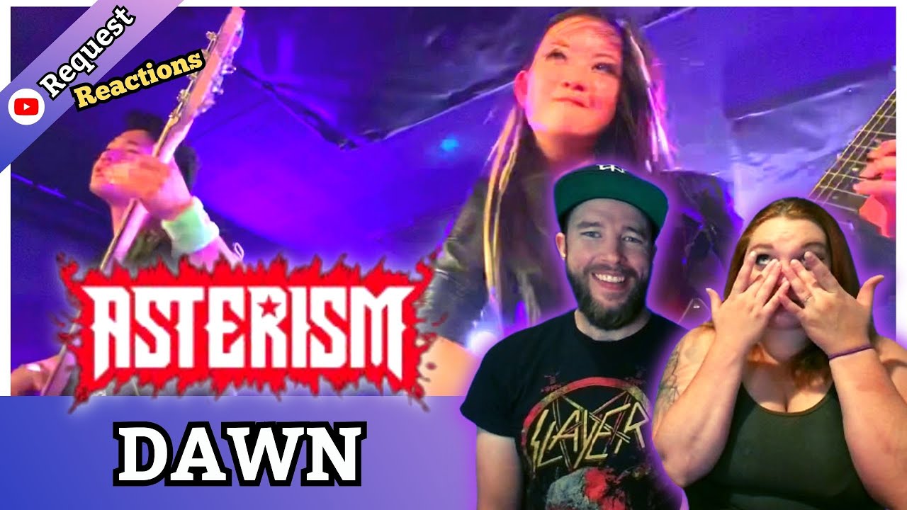 7 String BASS?! | Asterism - Dawn | Couple's REACTION