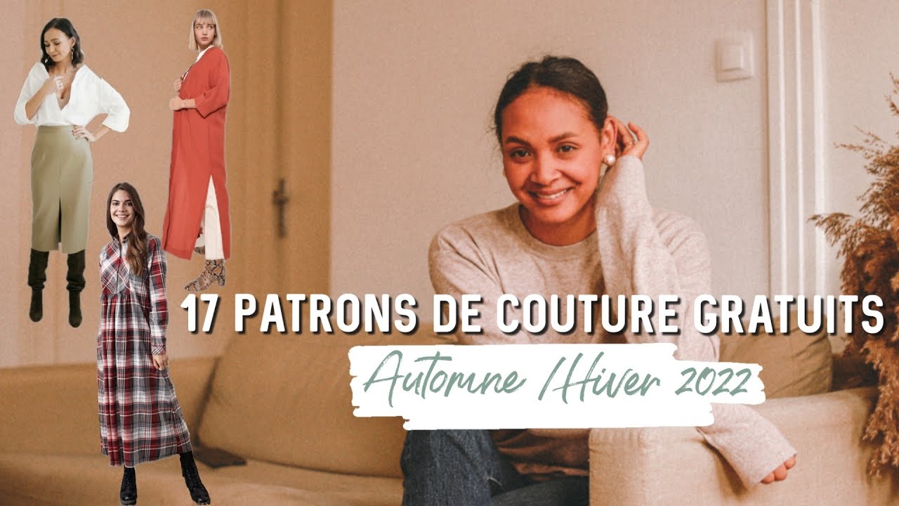 17 PATRONS DE  COUTURES GRATUITS -HIVER 2022 (FREE WINTER SEWING PATTERN TO DOWNLOAD)