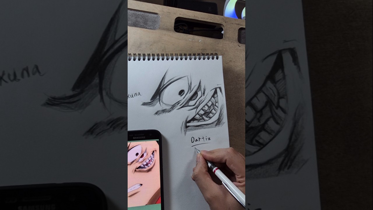 How to Draw Sukuna's Eye (Step by Step)