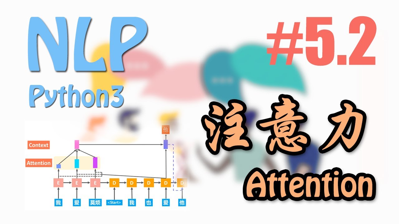 注意力语言模型 Attention #5.2 (莫烦PythonNLP 自然语言处理教学)