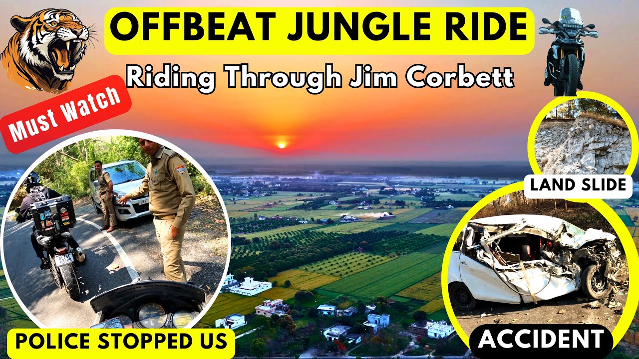 Delhi to Jim Corbett Tiger Reserve Bike Trip via Ramnagar | Offbeat Uttarakhand Village Ride |